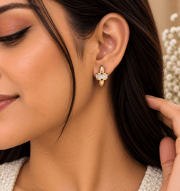 Aurelia Baguette Hoops thumbnail 2