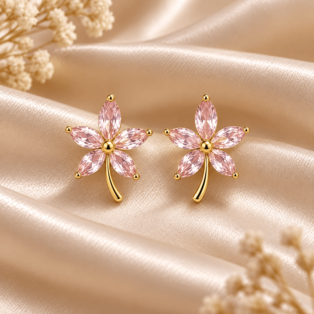 Roselle Bloom Earrings