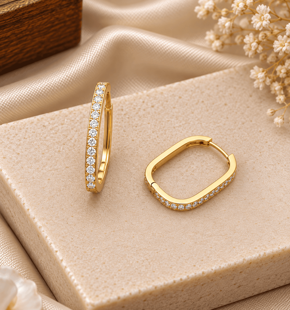 Elara Sparkle Hoops