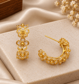 Aurelia Blossom Hoops. thumbnail 1