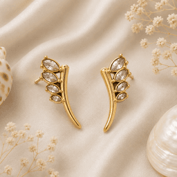 Laurel Crystal Climber Earrings. thumbnail 1