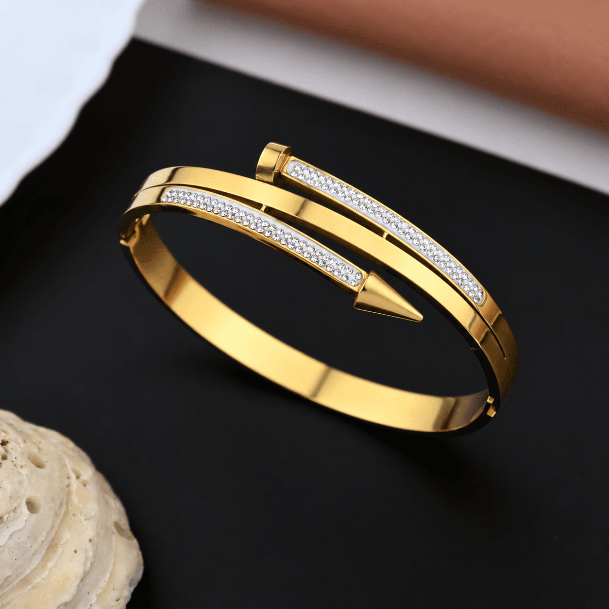 Aurelia Nail Cuff Bracelet