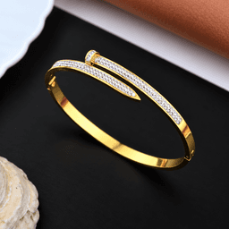 Aurelia Crystal Nail Bangle thumbnail 1