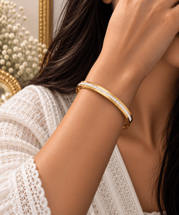 Aurelia Crystal Line Bangle thumbnail 2