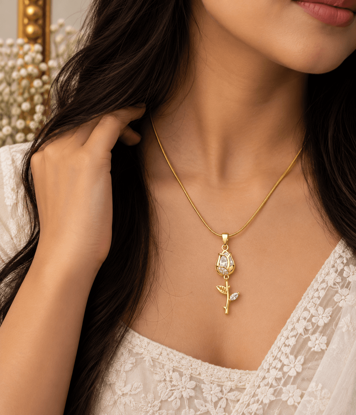 Eternal Rose Pendant. view 2