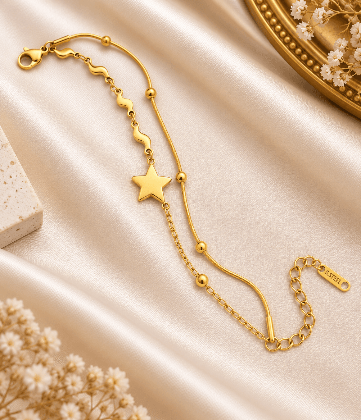 Stella Gold Charm Bracelet