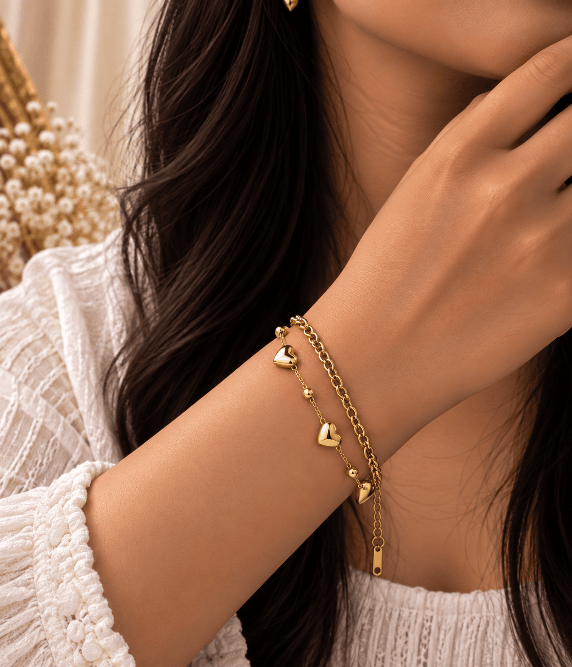 Amora Heart Layer Bracelet view 2