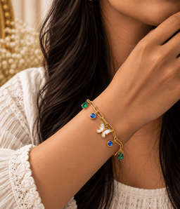 Aurelia Butterfly Charm Bracelet thumbnail 2