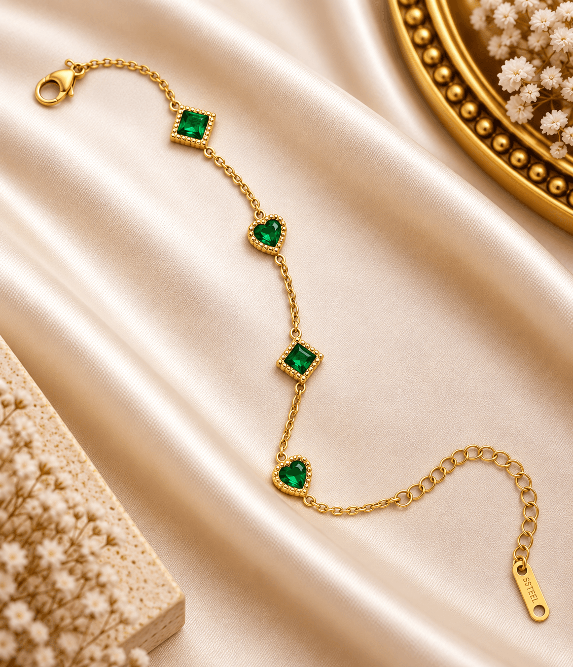 Emerald Amour Bracelet