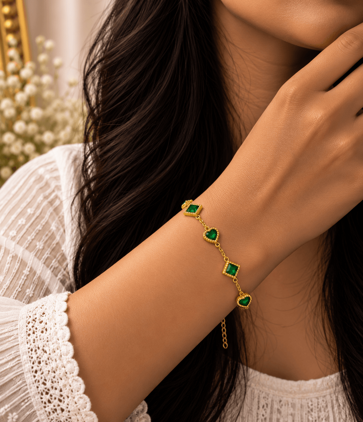 Emerald Amour Bracelet view 2