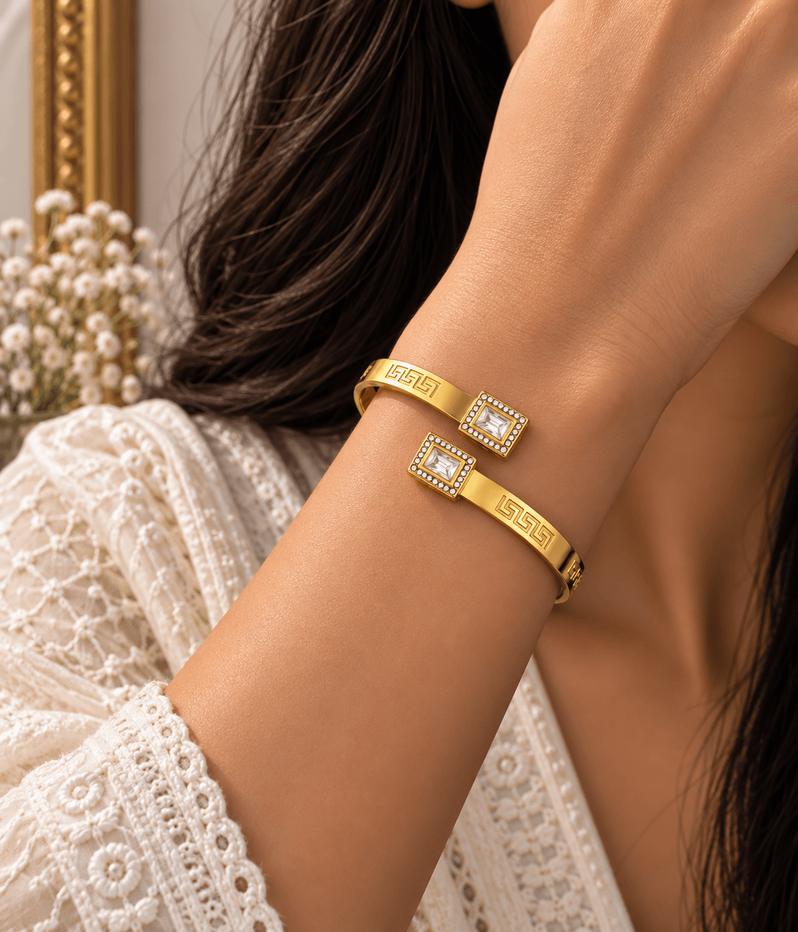 Aurelia Square Cuff view 2