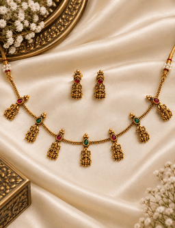 Nira Kundan Necklace Set thumbnail 1