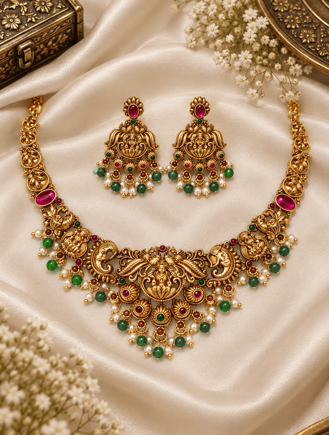 Mahalakshmi Heritage Necklace Set