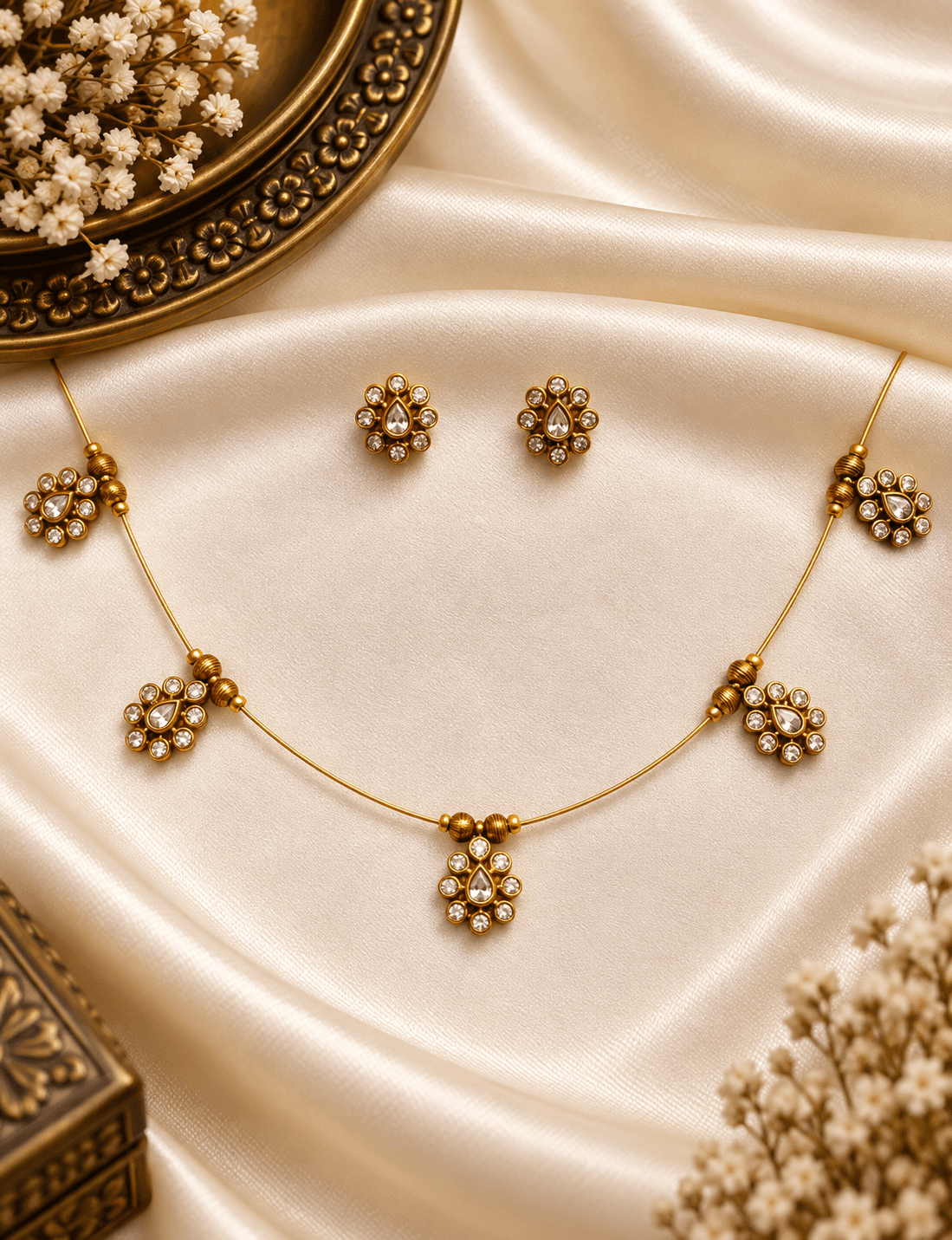 Sitara Kundan Necklace Set