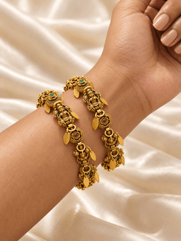 Devika Temple Charm Bangles thumbnail 2