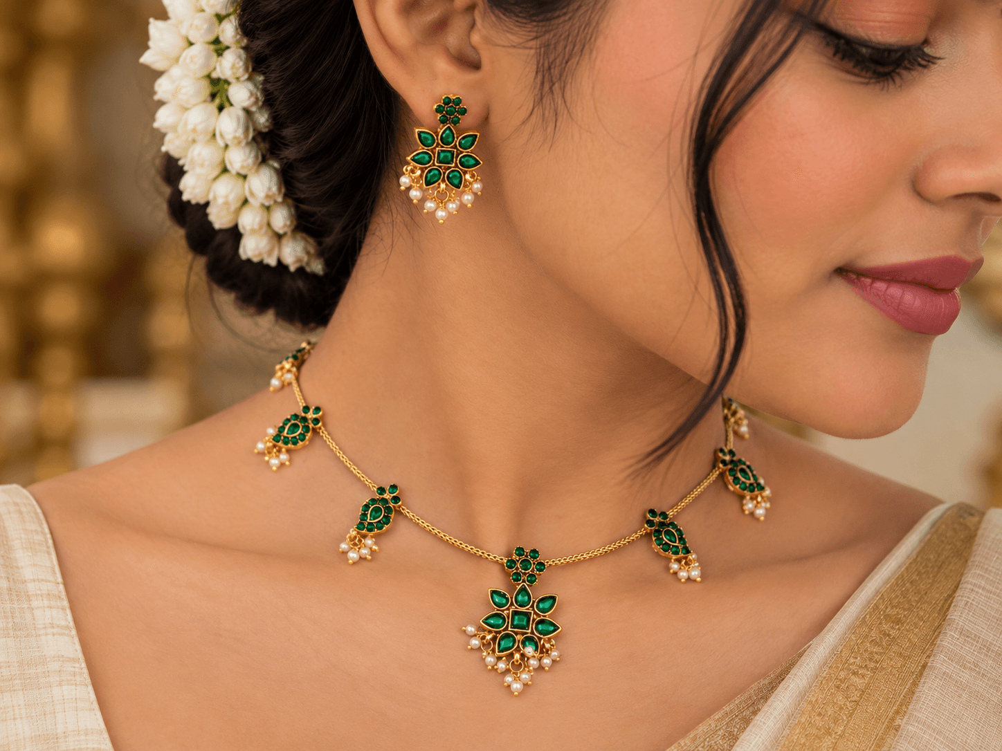 Mayura Necklace Set view 2