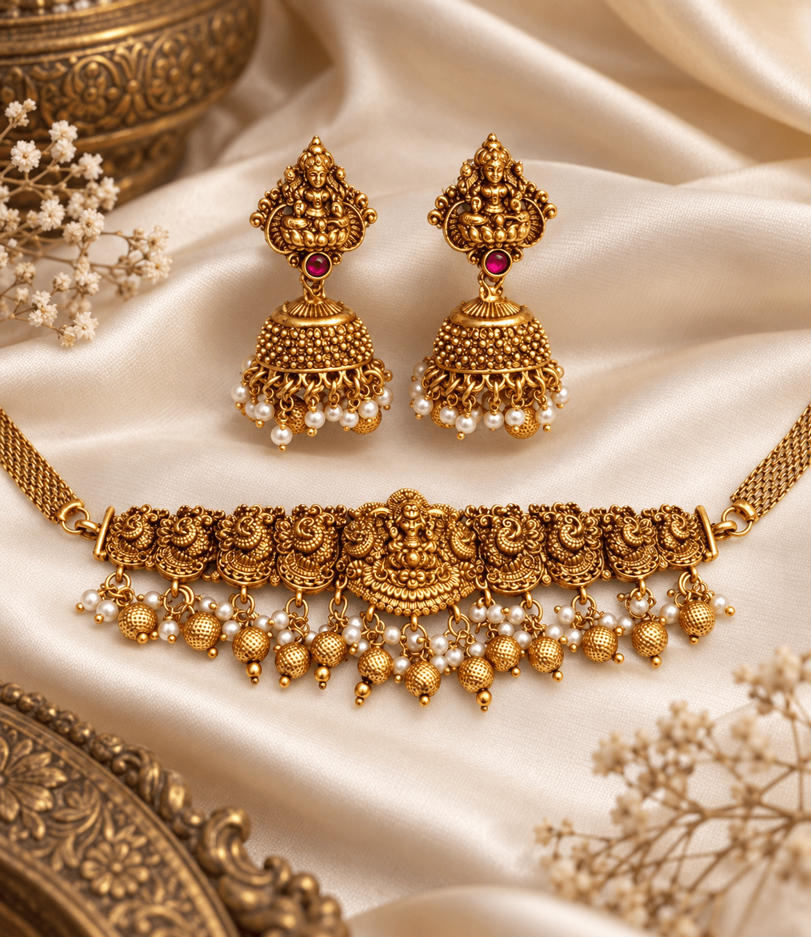 Lakshmi Mayura Choker Set