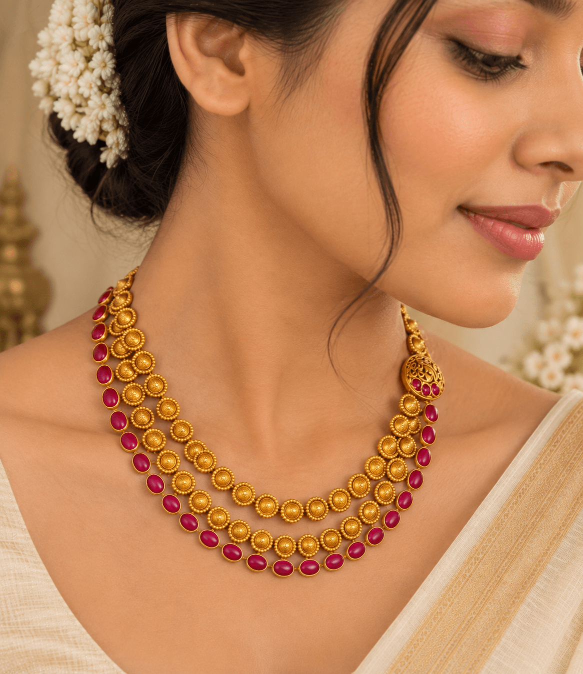 Rakta Tara Layered Necklace view 2