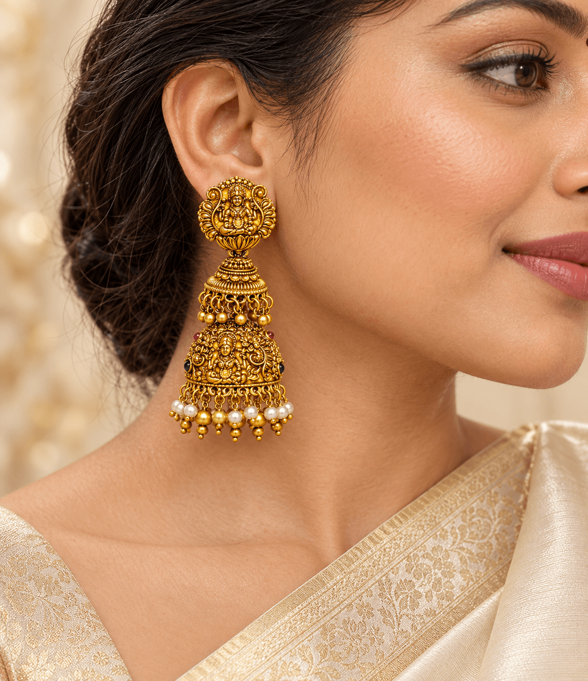 Lakshmi Manjari Jhumkas view 2