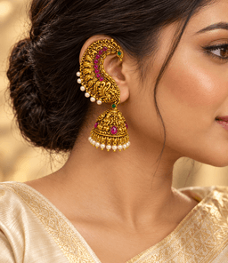 Mayura Heritage Jhumkas thumbnail 2