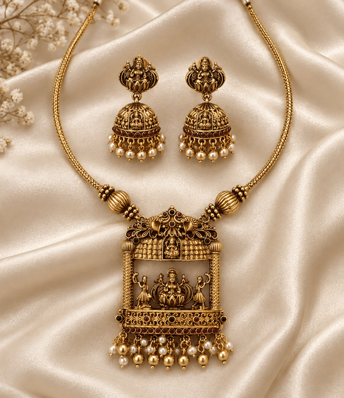 Padmalaya Temple Necklace Set