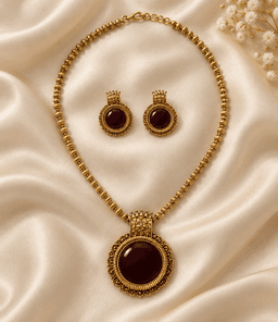 Raktima Antique Necklace Set thumbnail 1