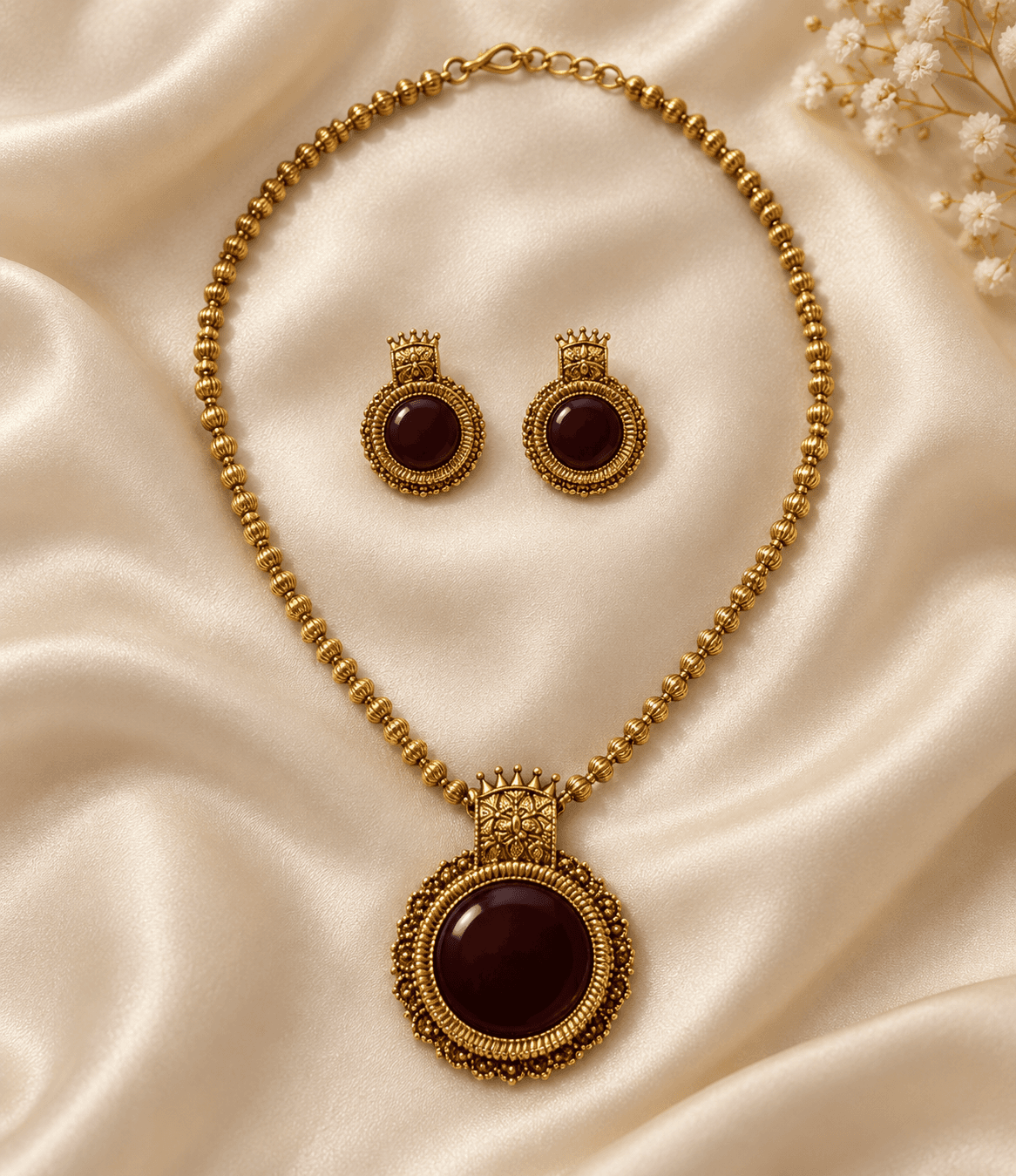 Raktima Antique Necklace Set