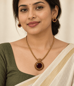 Raktima Antique Necklace Set thumbnail 2