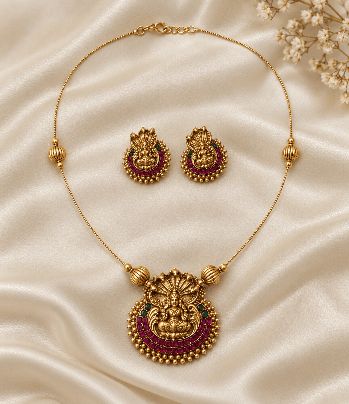 Sreeja Lakshmi Necklace Set