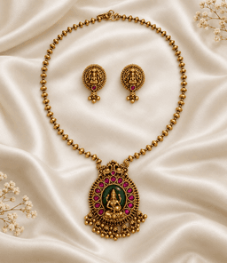 Saanvika Lakshmi Necklace Set thumbnail 1