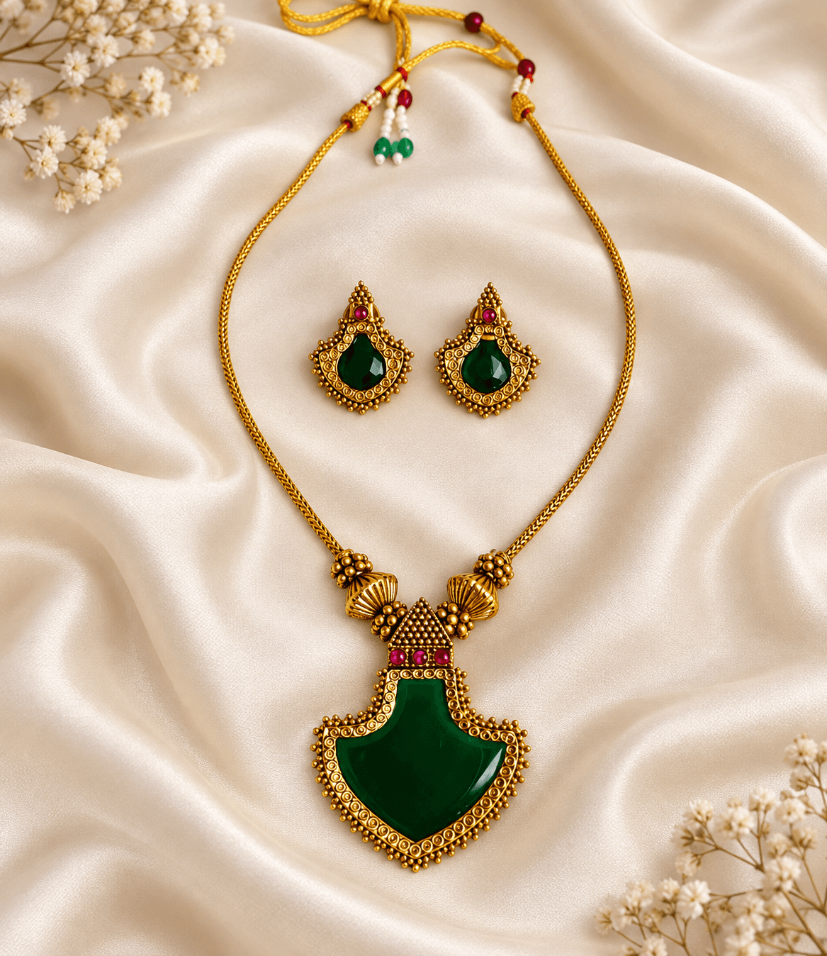 Haritha Antique Necklace Set