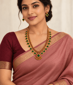 Maragatha Drop Necklace Set thumbnail 2