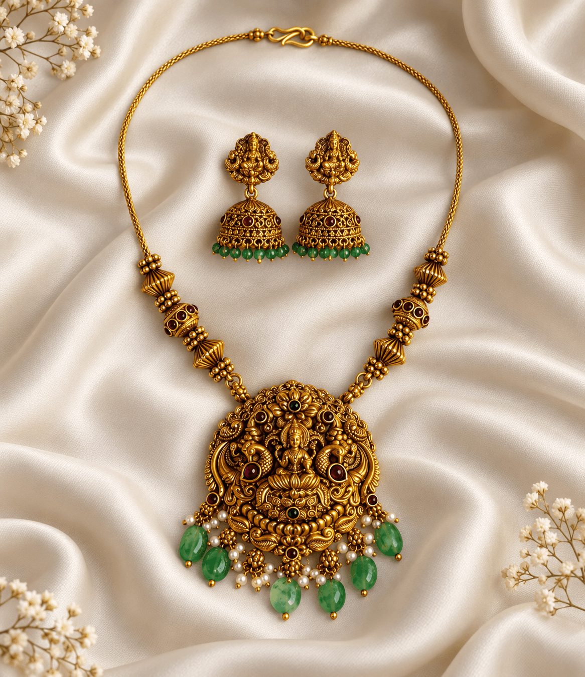 Vaishnavi Lakshmi Necklace Set