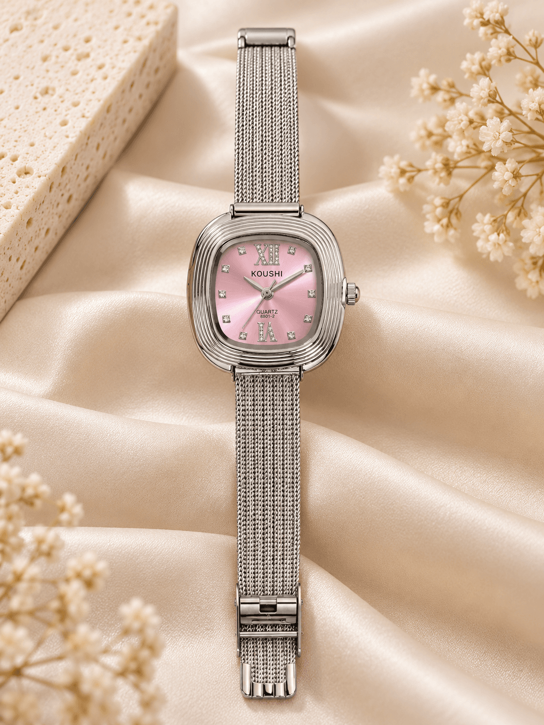 Blush Silver Elegance Watch
