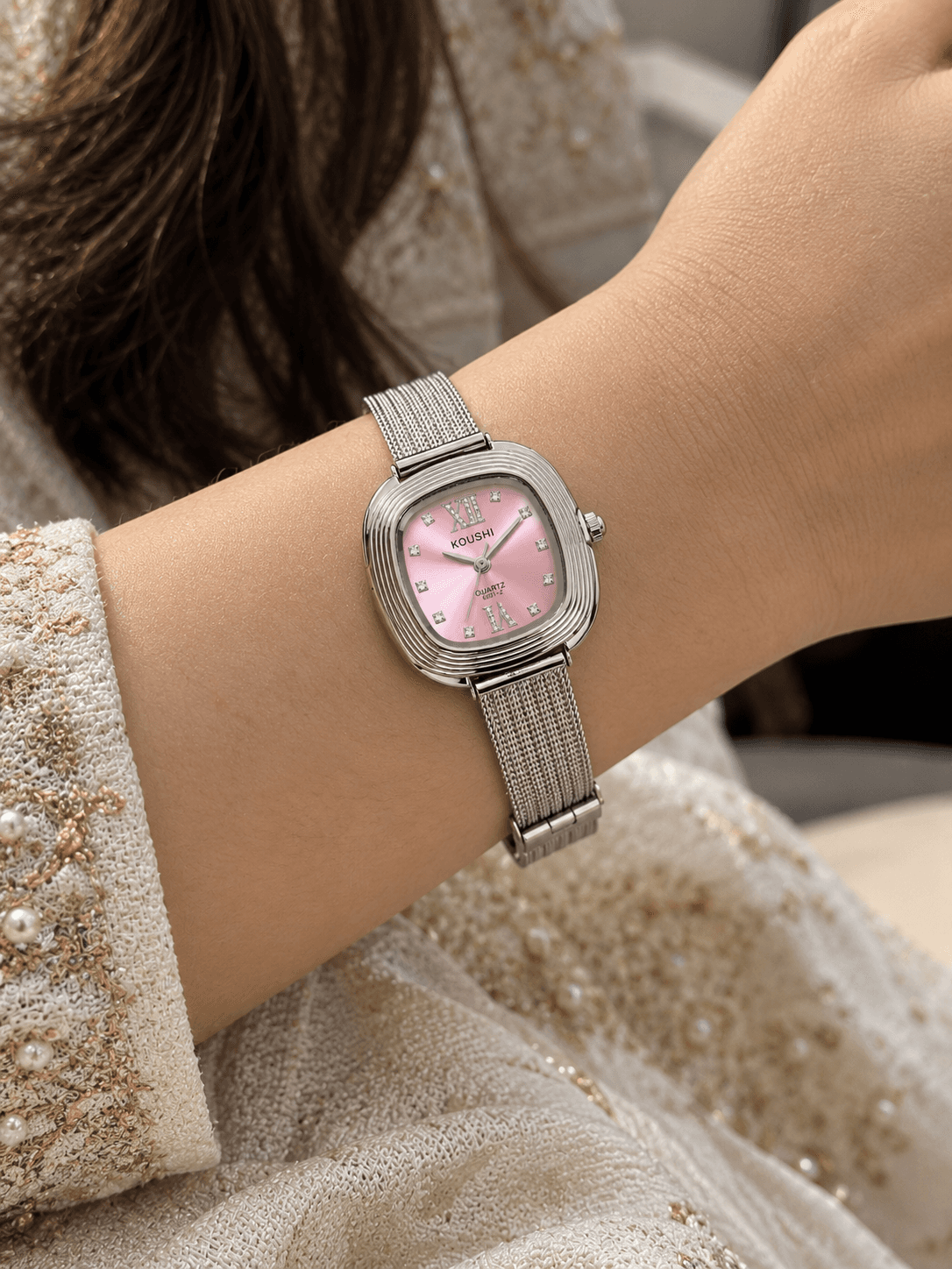Blush Silver Elegance Watch view 2