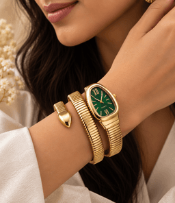 Emerald Serpent Watch thumbnail 2