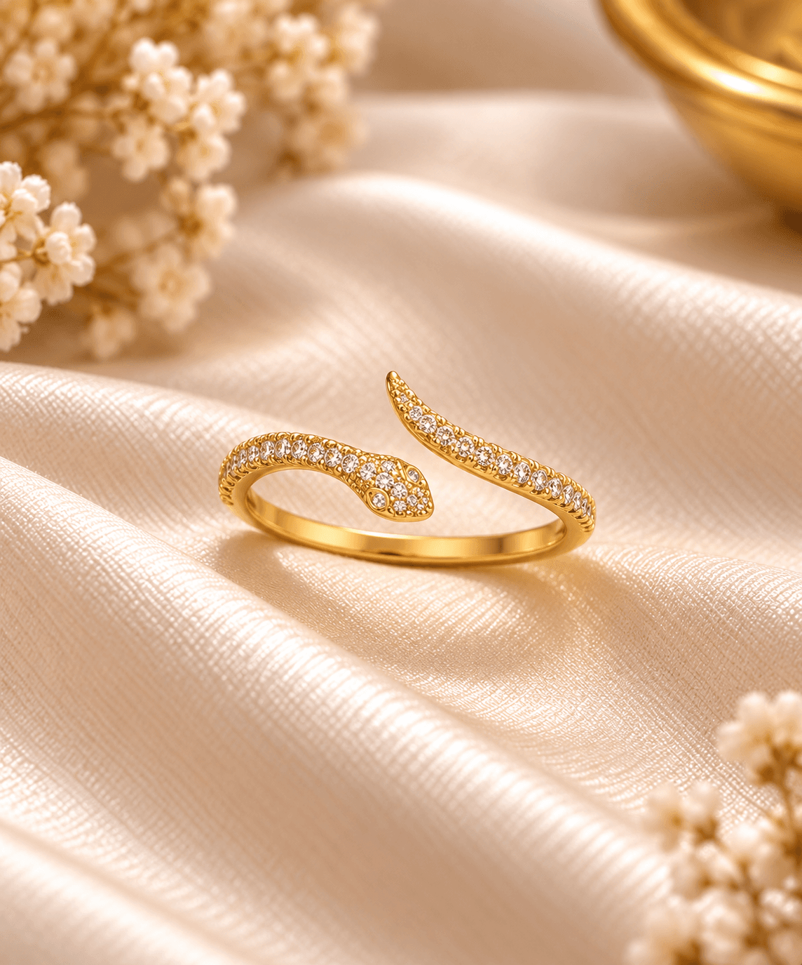 Serpent Spark Ring