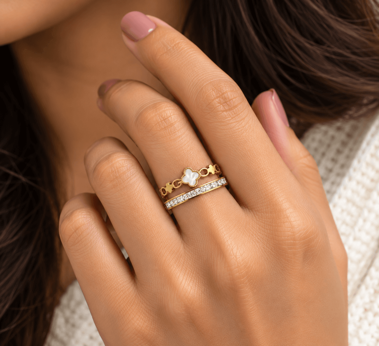 Clover Spark Duo Ring view 2