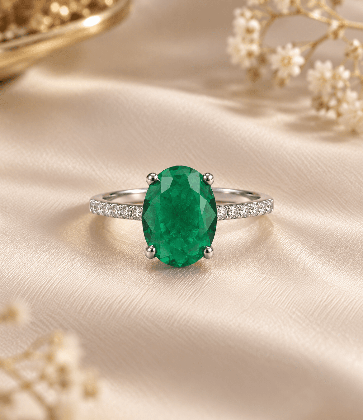Emerald Grace Ring