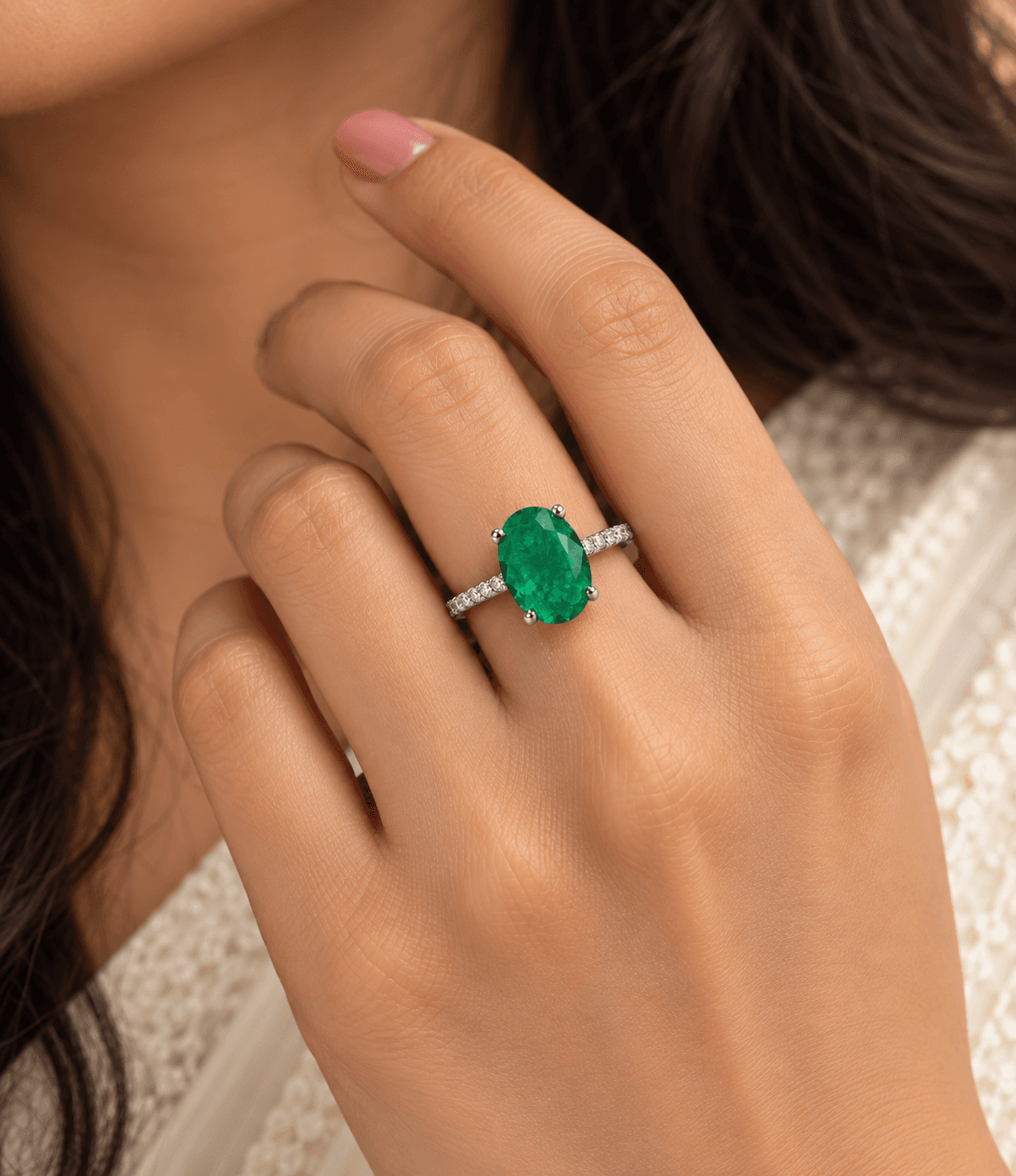 Emerald Grace Ring view 2