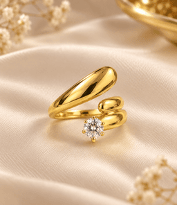 Golden Orbit Ring thumbnail 1