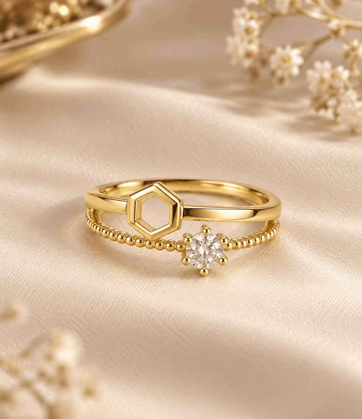 Hexa Spark Ring