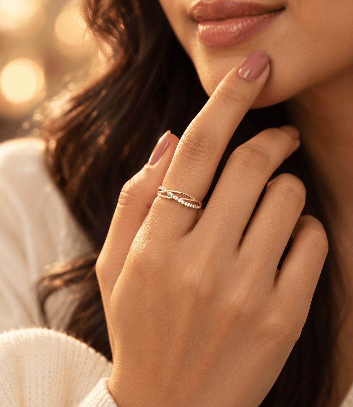 Eterna Twist Spark Ring view 2