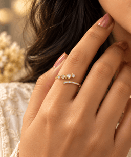 Amora Heartline Adjustable Ring thumbnail 2