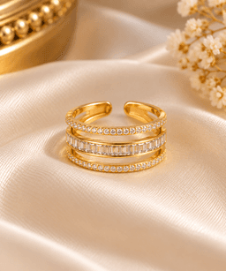 Seraphine Triple Spark Adjustable Ring thumbnail 1