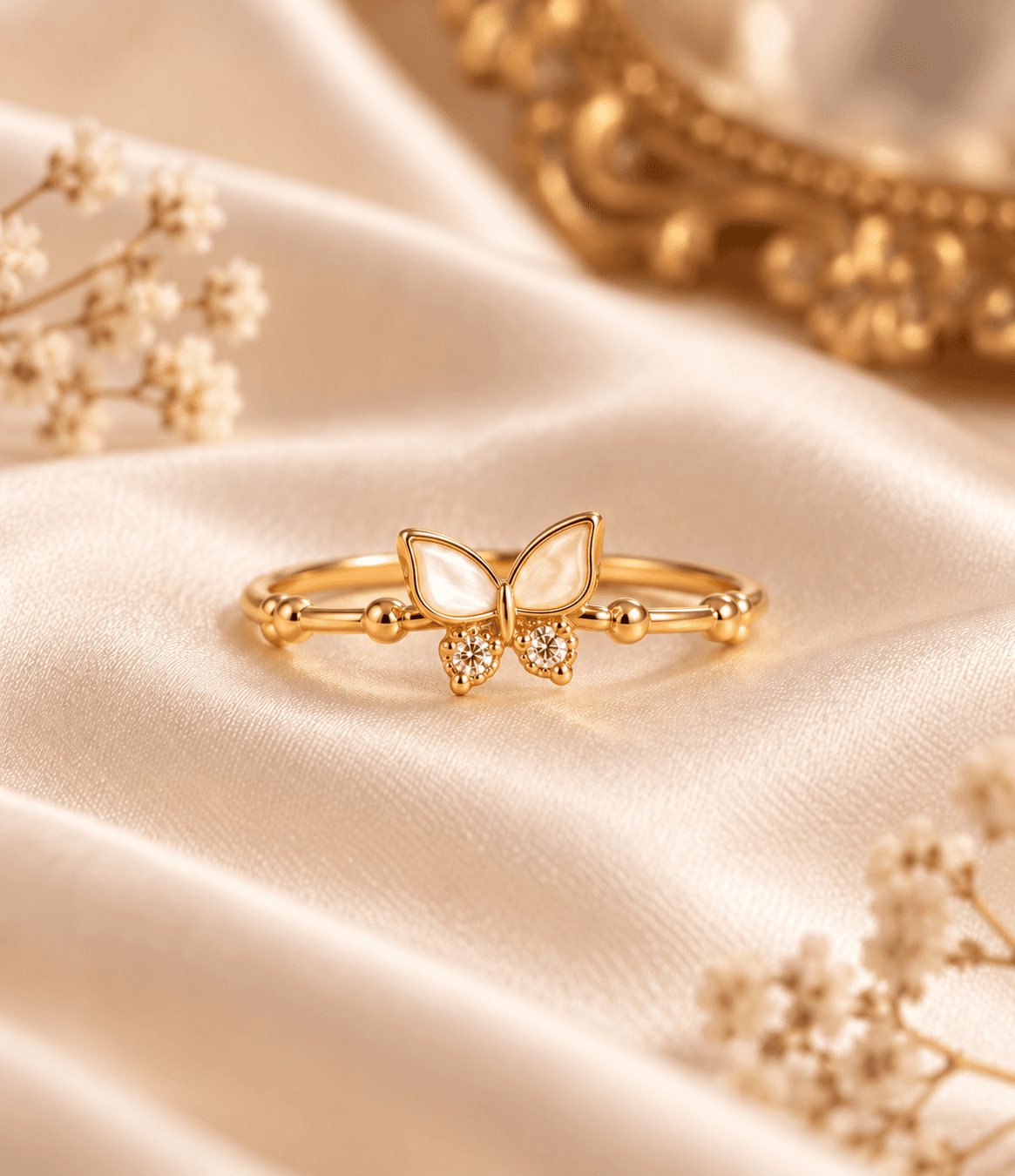 Lunara Butterfly Ring