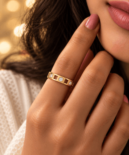 Aurex Cutout Stone Ring thumbnail 2