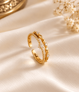 Celeste Twin Spark Adjustable Ring thumbnail 1