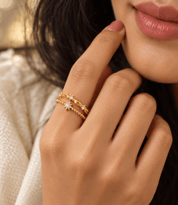 Celeste Twin Spark Adjustable Ring thumbnail 2